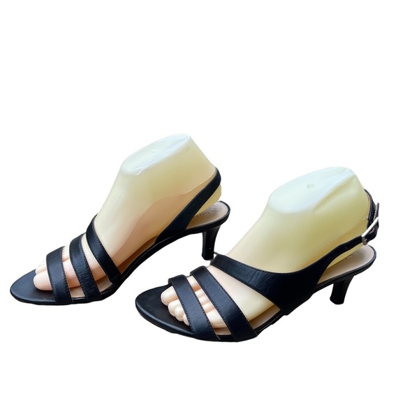 Naturalizer  Black Leather Upper Taimi‎ Dress Sandals Size: 8.5M - Picture 2 of 9